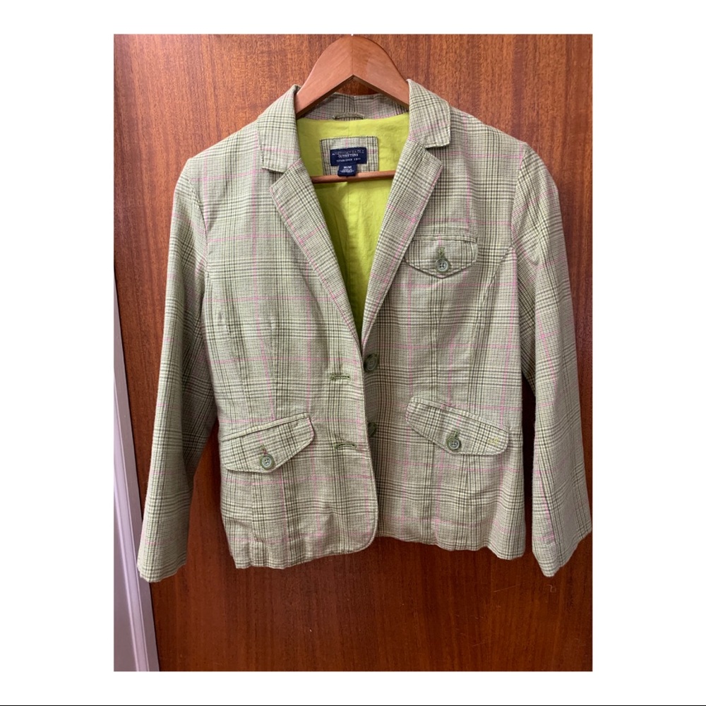 Plaid Green Jacket